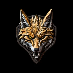 Stylized Fox Head Emblem