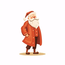 Jolly Santa Claus Holiday Artwork