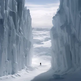 Majestic Frozen Canyon