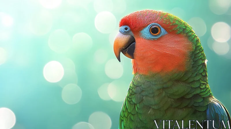 AI ART Vivid Parrot Portrait