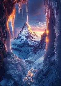 Mountain View from Icy Cave