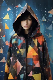 Colorful Geometric Hooded Art