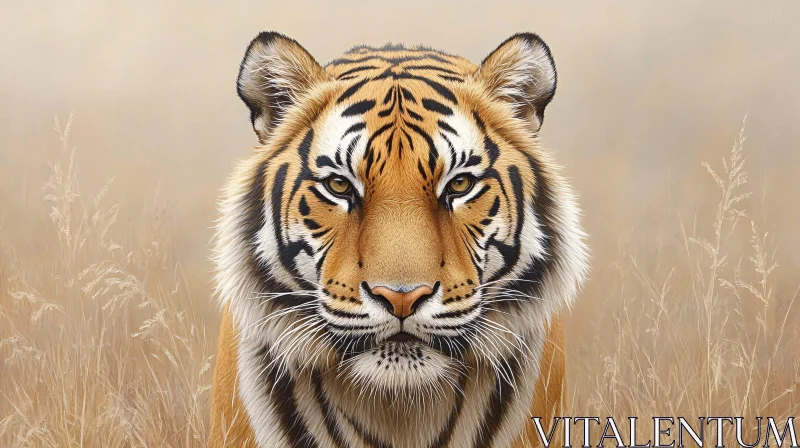 AI ART Tiger in the Wild