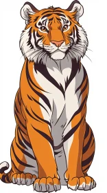 Regal Tiger Illustration