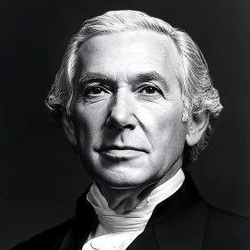 Dignified Elderly Man in Formal Attire