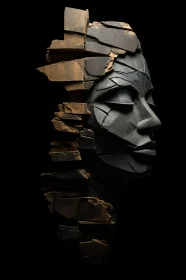 Mystical Broken Face Art