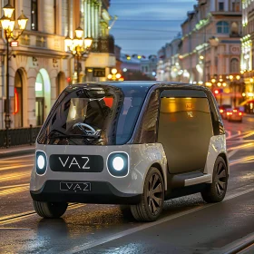 Modern VAZ 2 Car Design in City