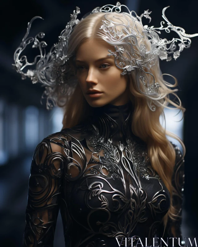 AI ART Futuristic Elegance in Fashion