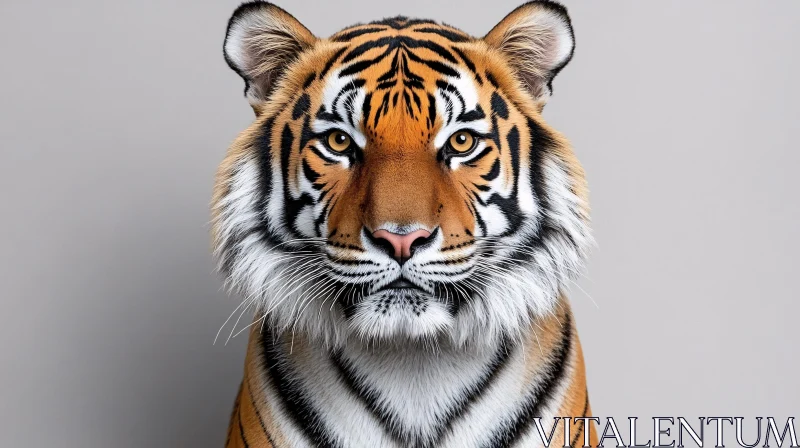 Wild Tiger Portrait AI Image