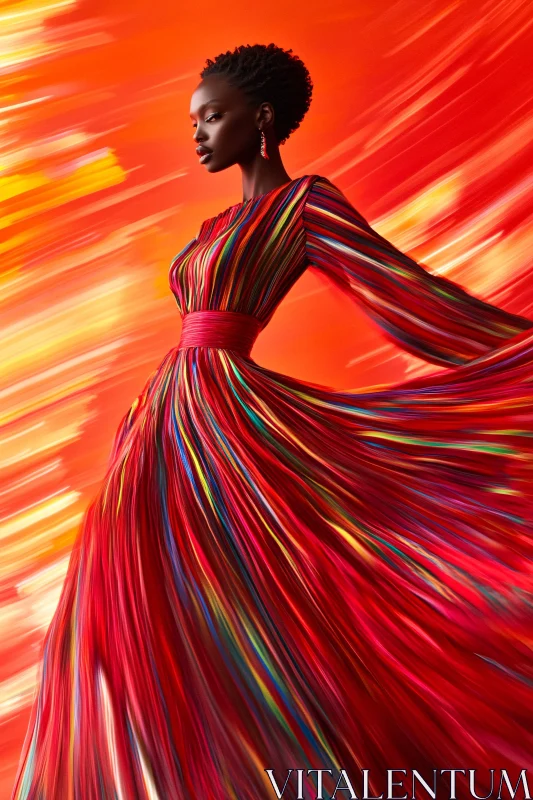 AI ART Dynamic Fashion Artwork