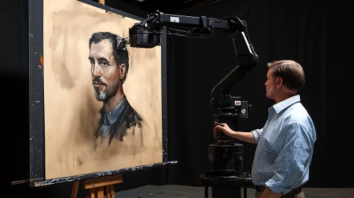 Innovative Portrait Painting with Robotic Arm