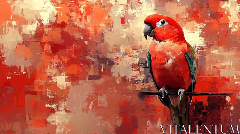 AI ART Artistic Parrot Portrait