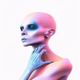 Futuristic Extraterrestrial Art