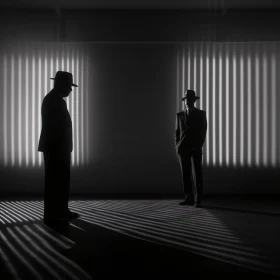 Enigmatic Noir Scene