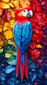 Colorful Parrot Art