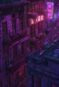 Neon-Lit Cityscape