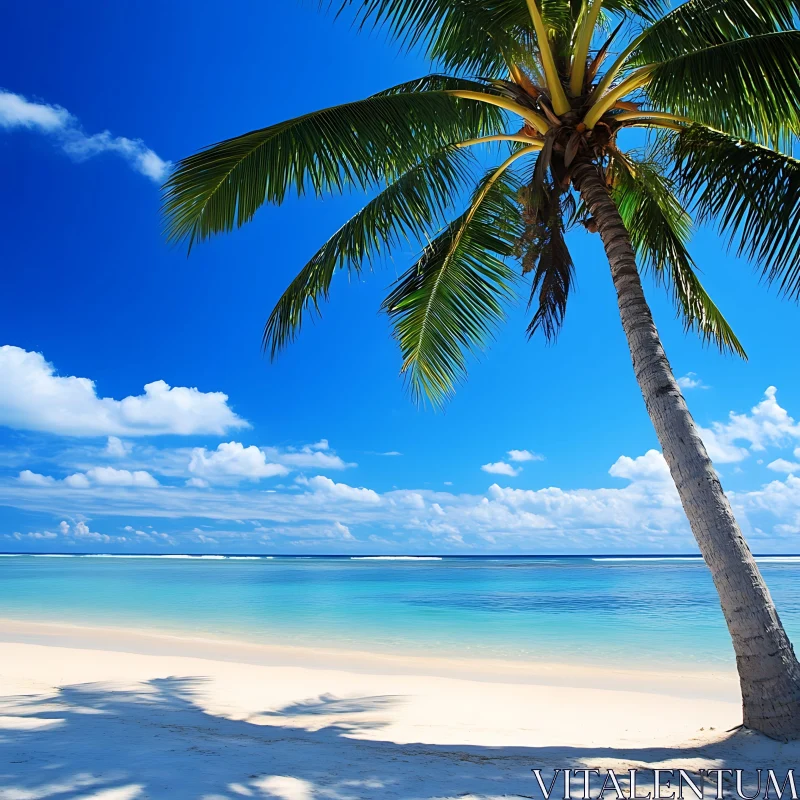 Serene Island Beach Scene