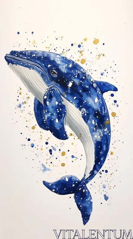 Blue Whale Art