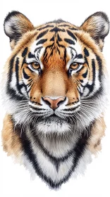 Tiger Portrait Drawing