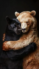 Bear Companionship and Harmony Captured