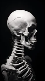 Anatomical Skeleton Side Profile