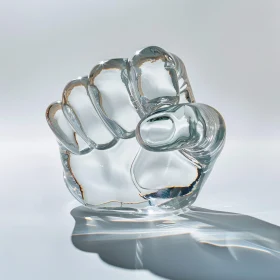 Artistic Glass Fist