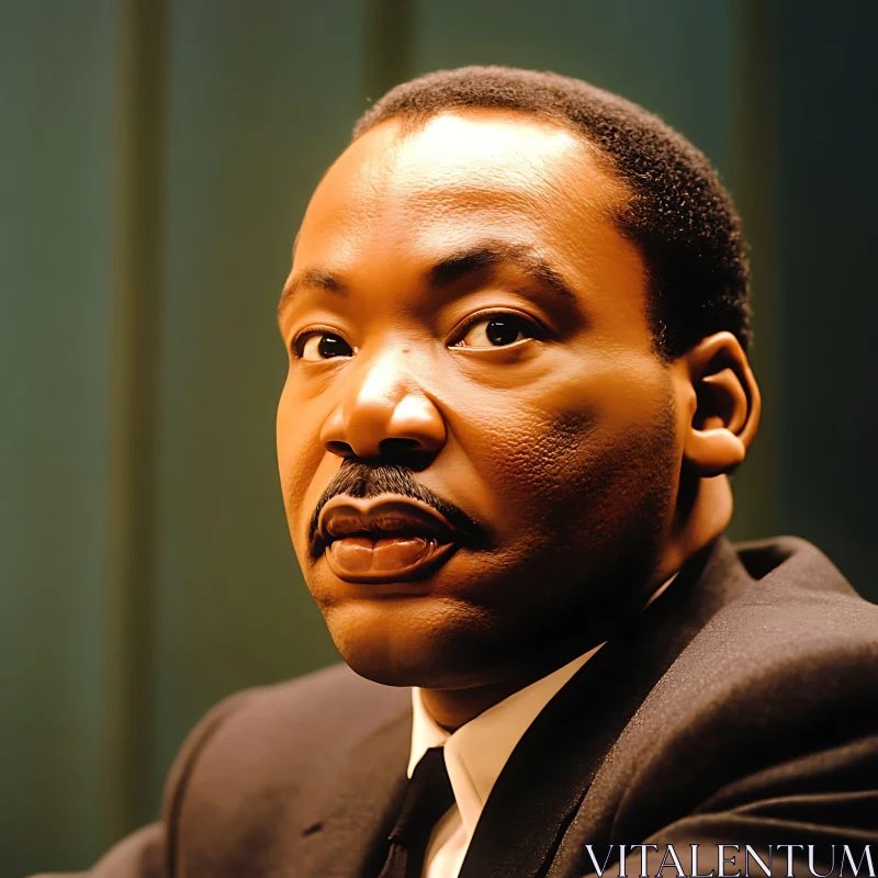 AI ART Close-up Portrait of a Man in a Suit