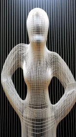 String Mesh Human Art