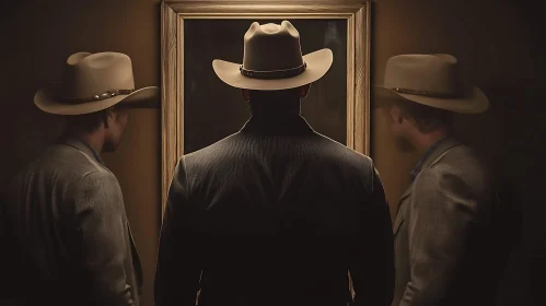 Mystery of Cowboys Reflected in a Shadowy Mirror