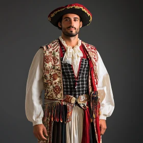 Elaborately Designed Traditional Outfit on a Man