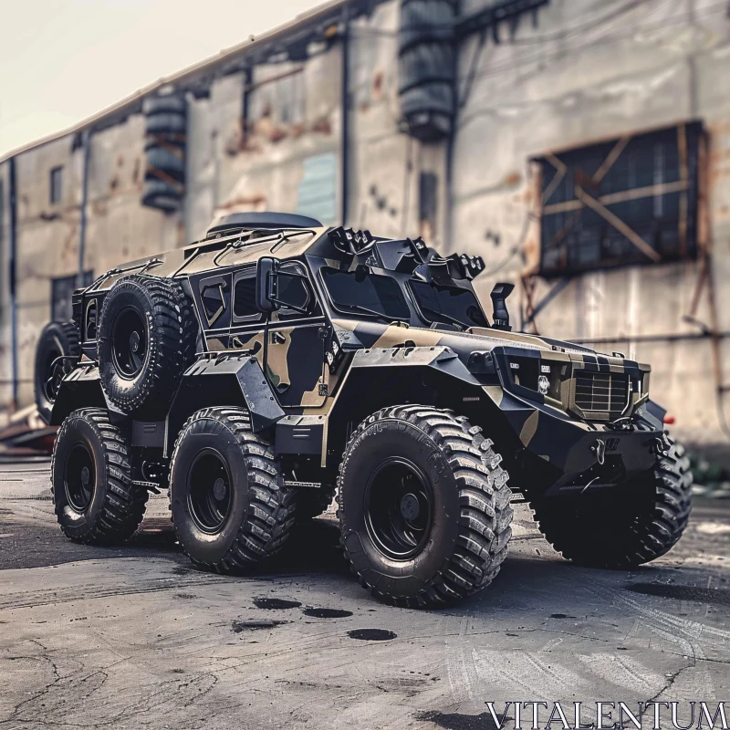 AI ART Rugged Military Vehicle Display