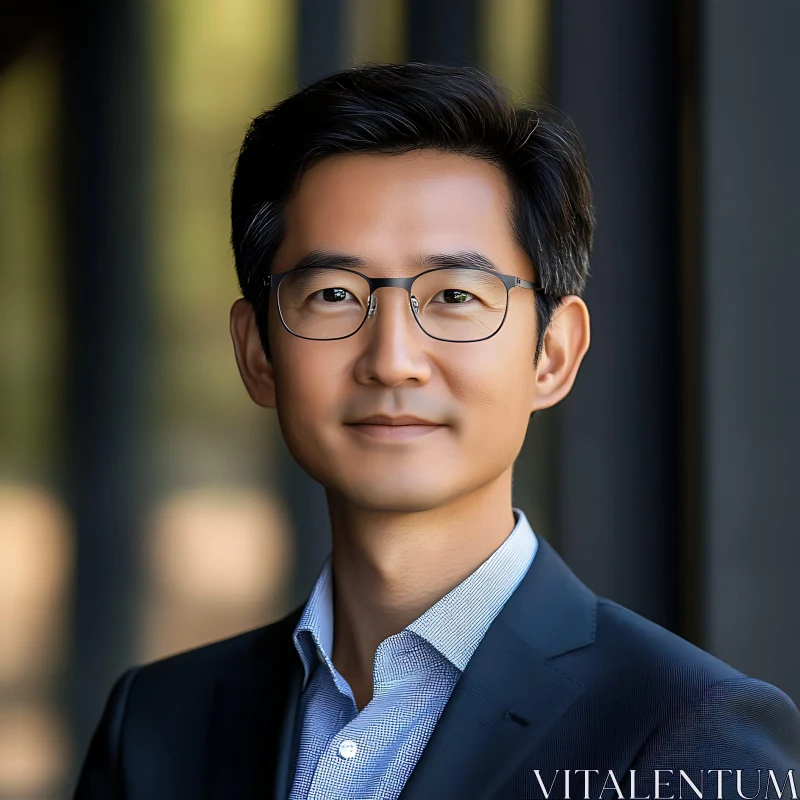 Businessman Portrait with Glasses