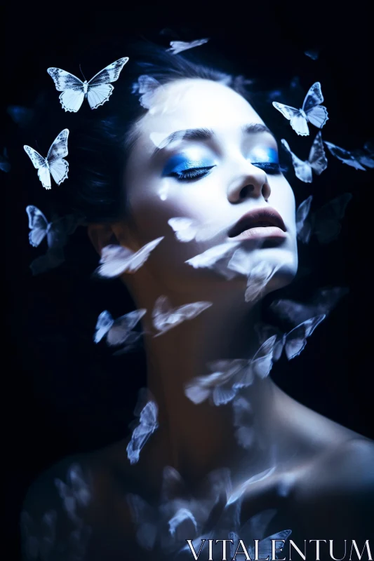 Serenity Amidst Butterflies