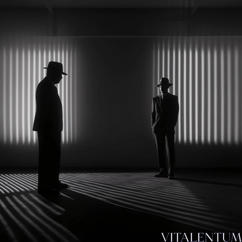 AI ART Enigmatic Noir Scene