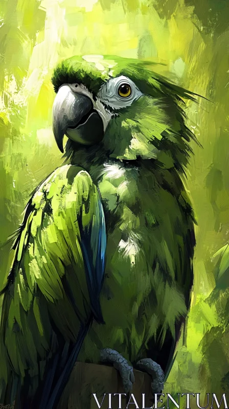 AI ART Artistic Parrot Portrait