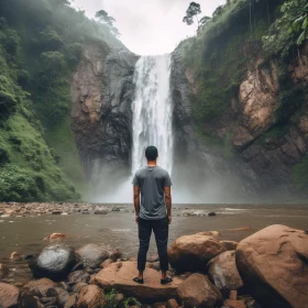 Serene Waterfall Exploration