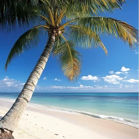 Idyllic Tropical Beach Scene