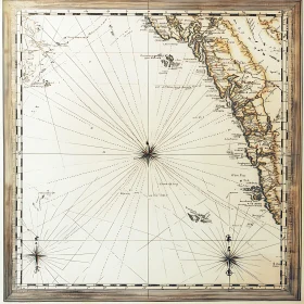 Historic Maritime Chart of Western Shores