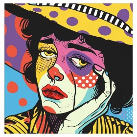 Colorful Graphic Expression in Pop Art