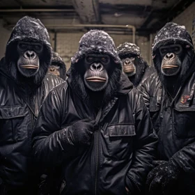 Gorillas in Black