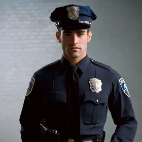 Law Enforcement Uniformed Officer Portrait