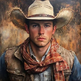 Rustic Cowboy Portrait