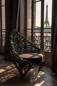 Modern Chair in Parisian Apartment