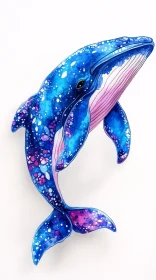 Vivid Whale Artwork