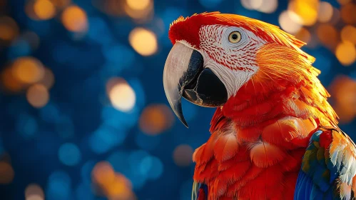 Striking Parrot Portrait