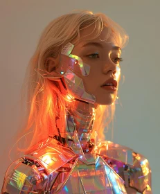 Illuminated Human-Cyborg Hybrid