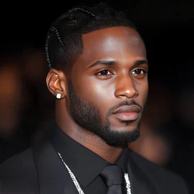 Refined Male Portrait in Formal Attire