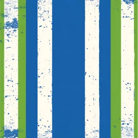 Striking Striped Pattern in Blue, Green, and White