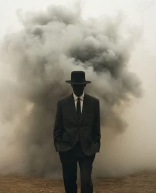 Mystery Man in Smoke
