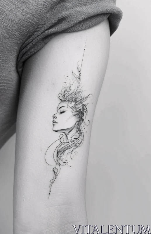 AI ART Elegant Tattoo Art Design